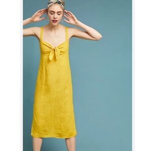 NWOT Anthropologie Three Dots Linen Dress
